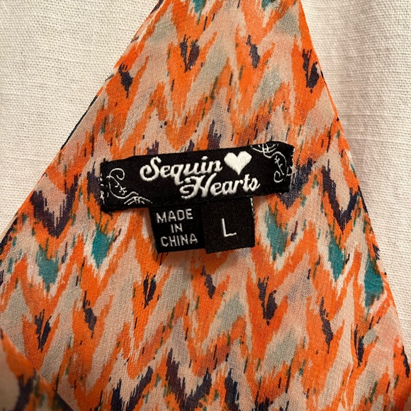 Geometric Print Summer Dress - Picture 3 of 4